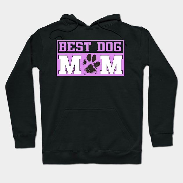 Best Dog Mom Paw Print Shirt Hoodie by tropicalteesshop